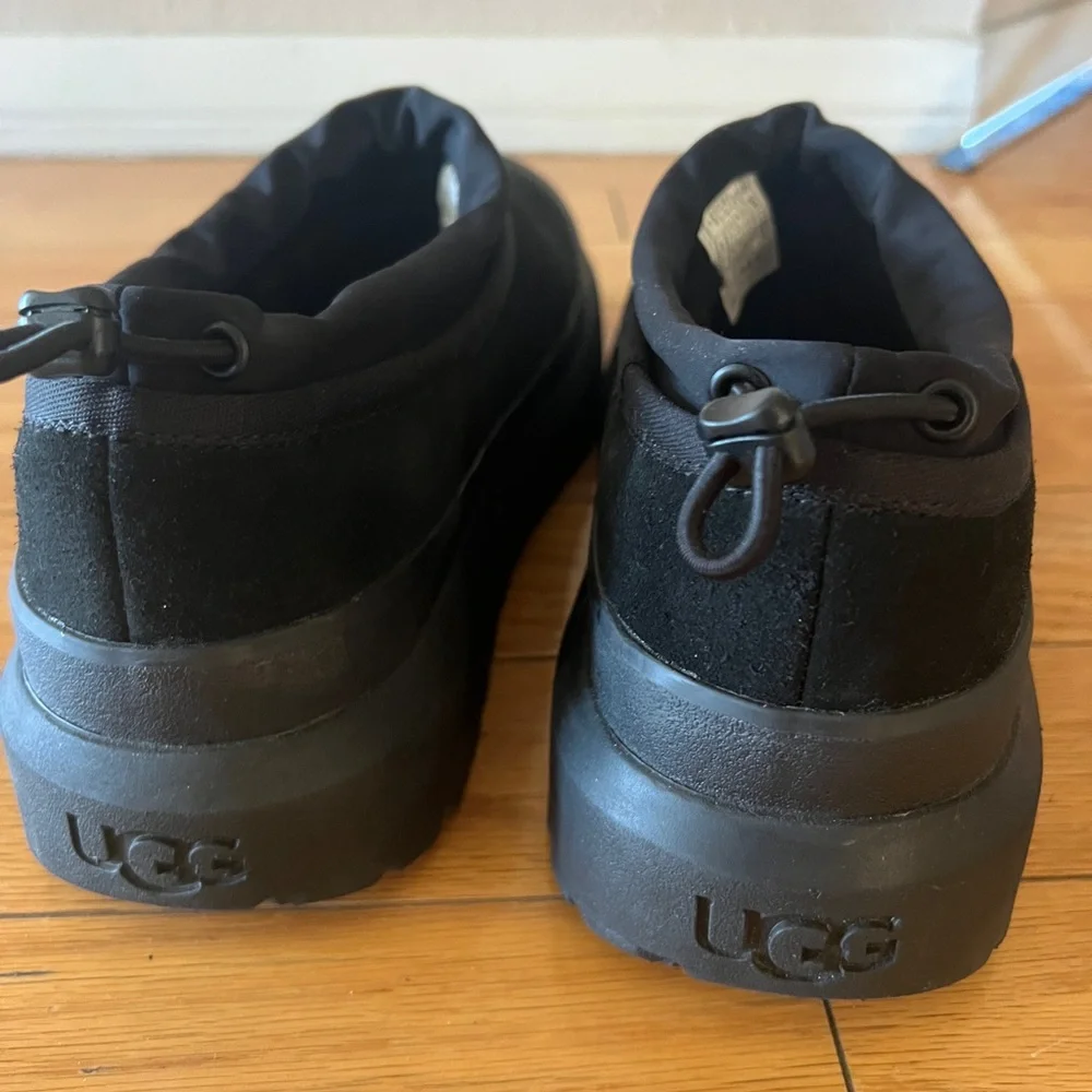 UGG Men's Black Slip-On Tasman Weather Hybrid Size 11 EUC